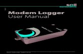 Man 243 Modem Logger User Manual - Geomotion Australia · two channel datalogger, with one channel reading an external 0-10V sensor and the other channel an external pulse sensor.
