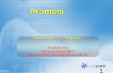 Standard Business Preview - Indonesiastaff.uny.ac.id/sites/default/files/pendidikan/ahmad... · 2014-11-27 · Macam-macam PROMOSI PENJUALAN Pasar Sasaran Jenis Promosi “UANG”