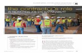 AIA CONTINUING EDUCATION the contractor’s rolethe contractor’s role B ... more dynamic program to greening every job site. Contractors should work toward developing customized