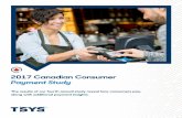 TSYS 2017 Canadian Consumer Payment Study...2017 CANADIAN CONSUMER PAYMENT STUDY 4 INTRODUCTION Despite all of the new technologies and ways to pay, credit, debit and cash, once again,