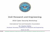 DoD Research and Engineering Cyber/Proceedings/WEL… · ITEA Cyber Distribution Statement A: Approved for public release; distribution is unlimited; SR Case #16-S-xxxx 3 03/16/2016