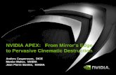 NVIDIA APEX: From Mirror’s Edge to Pervasive Cinematic ......Mirror’s Edge Case study (Anders Caspersson) PhysX in Mirror’s Edge Introduction to APEX A Scalable Dynamics Framework