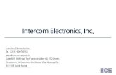Intercom Electronics, Inc. · 2016-01-08 · Intercom Electronics, Inc. InterCom Electronics Inc. Tel. 82-31-8007-6553 sales@intercomelec.co.kr Suite 807, 808 High Tech Venture Valley