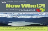 The SSTA PD Committee proudly presents: Now What?!bctf.ca/ssta/Assets/Assets_PD/PD_District Day/PD16... · parents who are eager for their children to be “learning the 3R’s.”