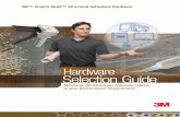 Hardware Selection Guide · If the 3M product is proved defective, your exclusive remedy and 3M's and seller's sole obligation will be, at 3M's option, to repair or replace the product