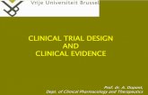 CLINICAL TRIAL DESIGN AND CLINICAL EVIDENCElvbortel/Sunday_5.pdf · 2007-10-14 · equivalence ?? NOT TRUE! Not reaching statistical significance in a clinical trial is often due