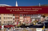 Measuring Economic Impacts of Historic Preservation · Administration (EDA) for providing funding for this study. The report responds in part to Presidential Executive Order 13287,