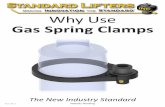 Why Use Gas Spring Clamps - gridserver.comstandardlifters.com.s81704.gridserver.com/PDF/2011_WhyUse_GSC.… · Why Use - Gas Spring Clamps - Pg. 5 Circumferential Clamping The clamp