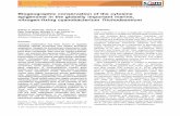 Biogeographic conservation of the cytosine …...Biogeographic conservation of the cytosine epigenome in the globally important marine, nitrogen-fixing cyanobacterium Trichodesmium