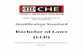 Bachelor of Laws (LLB) - nr-online.che.ac.zanr-online.che.ac.za/html_documents/LLB/Standards for Bachelor of L… · The LLB degree prepares students for entry into legal practice,