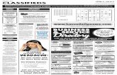 PAGE B4 CLASSIFIEDS - Havre Daily News...CLASSIFIEDS PAGE B4 Havre DAILY NEWS Monday, February 10, 2020 Puzzle & Previous Answer SUDOKU ATTENTION: Classified Advertisers: Place your