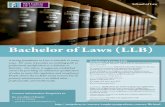Bachelor of Laws (LLB) - NUI Galway · Bachelor of Laws (LLB) Bachelor of Laws (LLB) Duration: 3 years, full-time, which may be extended over 4 years, part-time Entry Requirements: