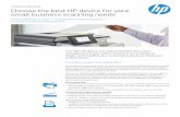 Product family guide Choose the best HP device for your small business scanning needsh20195. · Product family guide. Choose the best HP device for your small business scanning needs