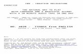 CRE - CREATIVE RELAXATION EXERCISE€¦  · Web viewcre - creative relaxation exercise. the natural way to play. with language and a beautiful accent. with a 30 minute audio tape