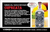 MEZCAL MACHETAZO CUPREATA...MEZCAL MACHETAZO CUPREATA From the mountains of Mochitlan, Guerrero the higher elevation is ideal for the absorption of minerals that gives way to a sweeter