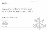 Exploring systematic hedging strategies for equity portfolios · as risk reversals, put butterflies, Variance Swaps, VIX options, etc. Structured Derivatives are yet another alternative