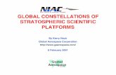 GLOBAL CONSTELLATIONS OF STRATOSPHERIC ......Global Stratospheric Balloon Constellations Global Aerospace Corporation 11 KTN - February 2001 Global Aerospace Corporation 35 km 700