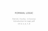 FORMAL LOGIC - Yp dibaca WhyPhistandard-form categorical proposition •A categorical proposition is in standard form if and only if it is a substitution instance of one of the following