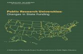 Public Research Universities - Academy Home...Public research universities serve a distinct and indispensable role in America’s educational landscape, producing research and scholarship