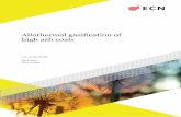Allothermal gasification of high ash coals · •Fluidized Bed Gasification •Allothermal Gasification •ECN MILENA for biomass gasification •ECN i-MILENA for high ash coal gasification