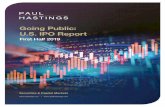 Going Public: U.S. IPO ReportGoing Public: U.S. IPO Report First Half 2019 4 SUMMARY OF METHODOLOGY This study covers 35 issuers that priced IPOs in the first half of 2019: 31 domestic