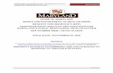 STATE OF MARYLAND MARYLAND DEPARTMENT OF HEALTH … · Public Behavioral Health System - Administrative Services Organization MDH/OPASS 20-18319 RFP Document 2 | P a g e VENDOR FEEDBACK