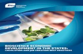 BIOSCIENCE ECONOMIC DEVELOPMENT IN THE STATES · 6 Bioscience Economic Development In The States: Legislation And Job Creation Best Practices U.S. Bioscience Industry Jobs: A Signature