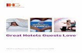 Great Hotels GuestsLove2009 Preliminary announcement of annual results 17 February Final dividend of 20.2p per share (29.2 cents per ADR): Ex-dividend date 25 March Record date 27