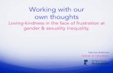 Working with our own thoughts - The Art of Integral Being · 2017-06-04 · meditation), Papaji, Mooji. Self-inquiry PLEASE NOTE Self-inquiry meditation, like all meditations, requires