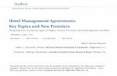 Hotel Management Agreements: Key Topics and New Frontiersmedia.straffordpub.com/products/hotel-management... · 6/7/2017  · Hotel Management Agreements: Key Topics and New Frontiers