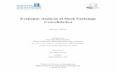 Economic Analysis of Stock Exchange Consolidation · 2015-06-06 · Economic Analysis of Stock Exchange Consolidation - 6 - M&A Mergers and acquisitions MiFID The Markets in Financial