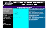 Tolar High School 2015-2016...Page 14 Tolar High School 2015-2016 Science and engineering Courses Science Biology/Adv. Chemistry/A&P Ms. Nowell dnowell@tolarisd.org Biology will be
