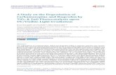 A Study on the Degradation of Carbamazepine and …A Study on the Degradation of Carbamazepine and Ibuprofen by TiO2 & ZnO Photocatalysis upon UV/Visible-Light Irradiation Keywords