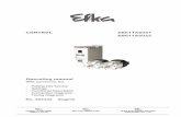 CONTROL AB611A5021 AB611A5022 - Efka · CONTROL AB611A5021 AB611A5022 Operating manual With parameter list - Putting into Service - Settings ... - AB611A5021 Instruction Manual -