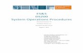 ES&S DS200 System Operations Procedures Procedures/U3400... · 2019-09-23 · ES&S DS200 System Operations Procedures, ES&S, Omaha, NE This document, as well as the product described