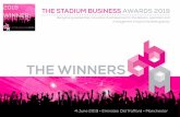 THE WINNERS - TheStadiumBusiness Summitstadiumbusinesssummit.com/public_downloads/SBA19-Winners...SUSTAINABILITY & COMMUNITY AWARD Awarded to the individual, team or venue that has