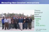 Revealing Non-Covalent Interactions - LONI - …Revealing Non-Covalent Interactions Weitao Yang, Duke University H 2 + Funding NSF NIH ONR DOE (EFRC) Theory Biological Nano Material