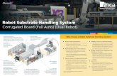 Robot Substrate Handling System Corrugated Board (Full Auto) … · 2018-03-06 · Robot Substrate Handling System Corrugated Board (Full Auto) (Dual Robot) Why choose a Robot Substrate