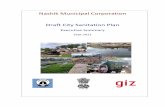 Nashik Municipal Corporation Draft City Sanitation …...1 This document presents an executive summary of the Report on City Sanitation Plan (CSP) for Nashik. Readers are requested