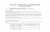 FIELD SERVICE CAMPAIGN BULLETINField service campaign Bulletin D18M4 Page Two Owner Notification Detroit Diesel will notify owners of equipment incorporating transmissions identified