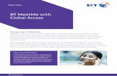 BT MeetMe with Global Access - BT Conferencing · • A chairperson using a customer-provided BlackBerry, iPhone or Google Android PDA can download the Mobile Controller application.