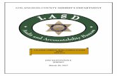 LOS ANGELES COUNTY SHERIFF’S DEPARTMENT · 2017-05-17 · LOS ANGELES COUNTY SHERIFF’S DEPARTMENT Audit and Accountability Bureau CALGANG CRIMINAL INTELLIGENCE SYSTEM AUDIT Project