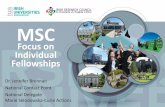 MSC - Maynooth University · 2016-10-05 · Irish Marie Skłodowska-Curie Office Sponsored by the Irish Research Council • Promote the Actions to Irish researchers and research