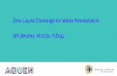 Zero Liquid Discharge for Water Remediation Bill Berzins, M.A.Sc. … · 2018-10-19 · Zero Liquid Discharge for Water Remediation Bill Berzins, M.A.Sc. P.Eng. - Cameco Arsenic Control