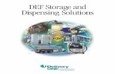 DEF Storage and DispensingSolutions - snideroil.comsnideroil.com/uploads/2013.03_DEF_Equipment_Catalog.pdf1/2 HP Smart Start Centrifugal Strong delivery pressure makes it ideal for