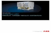 Medium voltage products V-Contact VSC Medium voltage ... · V-Contact VSC Medium voltage vacuum contactors. Feeders The feeder is available in the “Standard” or “Full option”