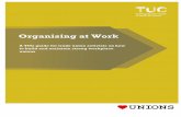 Organising at Work - TUC · 2019-08-07 · Three 4.organising fundamentals; • The strength of the union is built on high levels of membership and activity • with members regularly