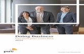 Doing Business...de la guía de negocios Doing Business 2019, compuesta por un compilado de información delicadamente seleccionada que abarca tópicos culturales, clima de inversión,