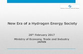 New Era of a Hydrogen Energy Society - in Japaninjapan.no/wp-content/uploads/2017/02/1-METI-H2-Energy... · 2019-11-21 · New Era of a Hydrogen Energy Society 28th February 2017