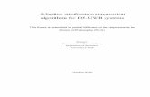 Adaptive interference suppression algorithms for …rcdl500/Sheng Li PhD thesis.pdfAdaptive interference suppression algorithms for DS-UWB systems This thesis is submitted in partial